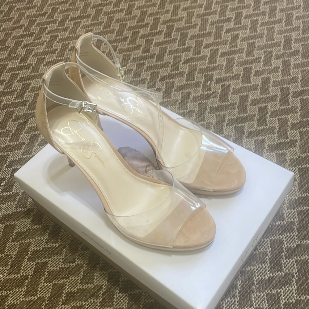 Jessica Simpson suede heels